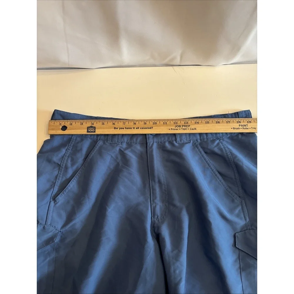 World‎ Wide Sportsman Shorts Mens Size 40 Blue Lightweight Cargo Fishing Outdoor